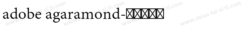 adobe agaramond字体转换